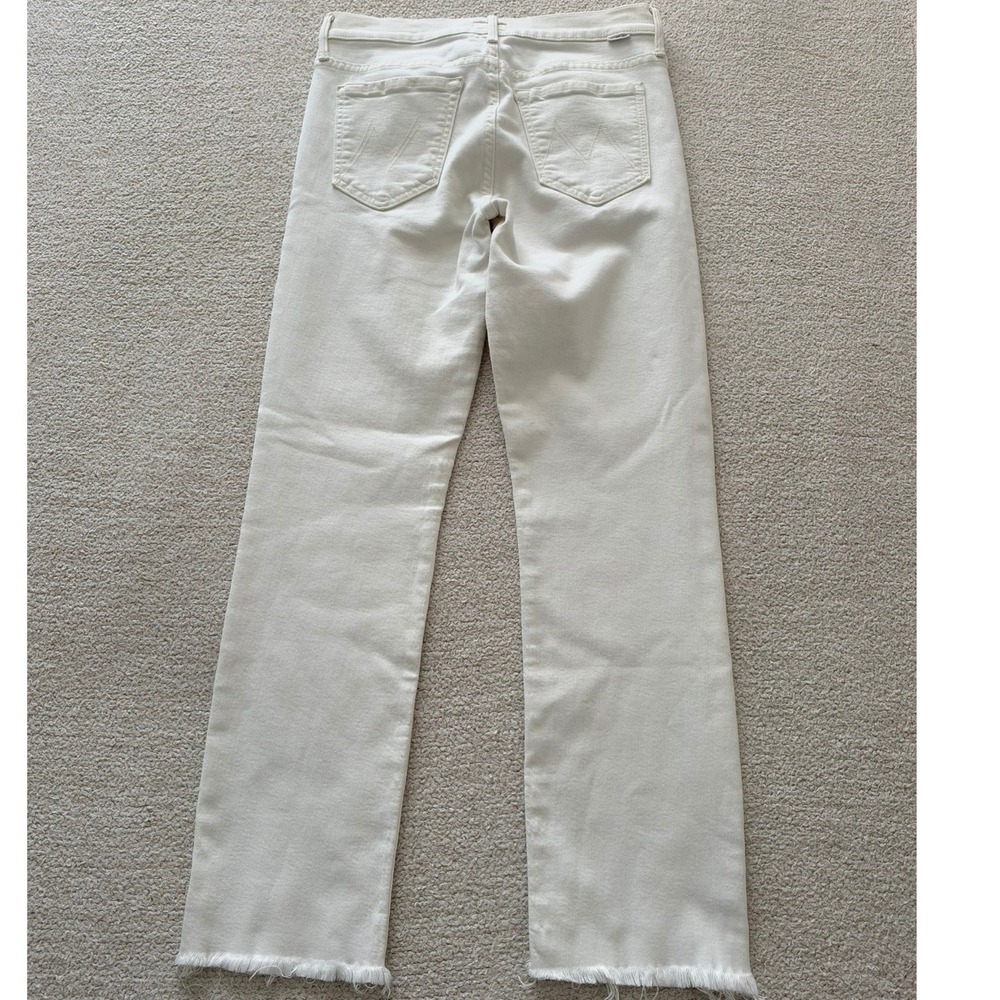 MOTHER The Rascal Ankle Snippet Jeans in size 26 in Whipping the Cream - Picture 7 of 7